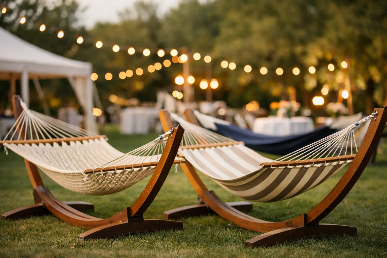 ¿Cuánto cuesta alquilar hamacas para eventos?