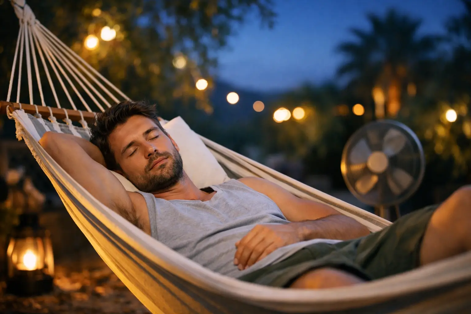 Dormir en hamaca en noches de calor ¿conviene?