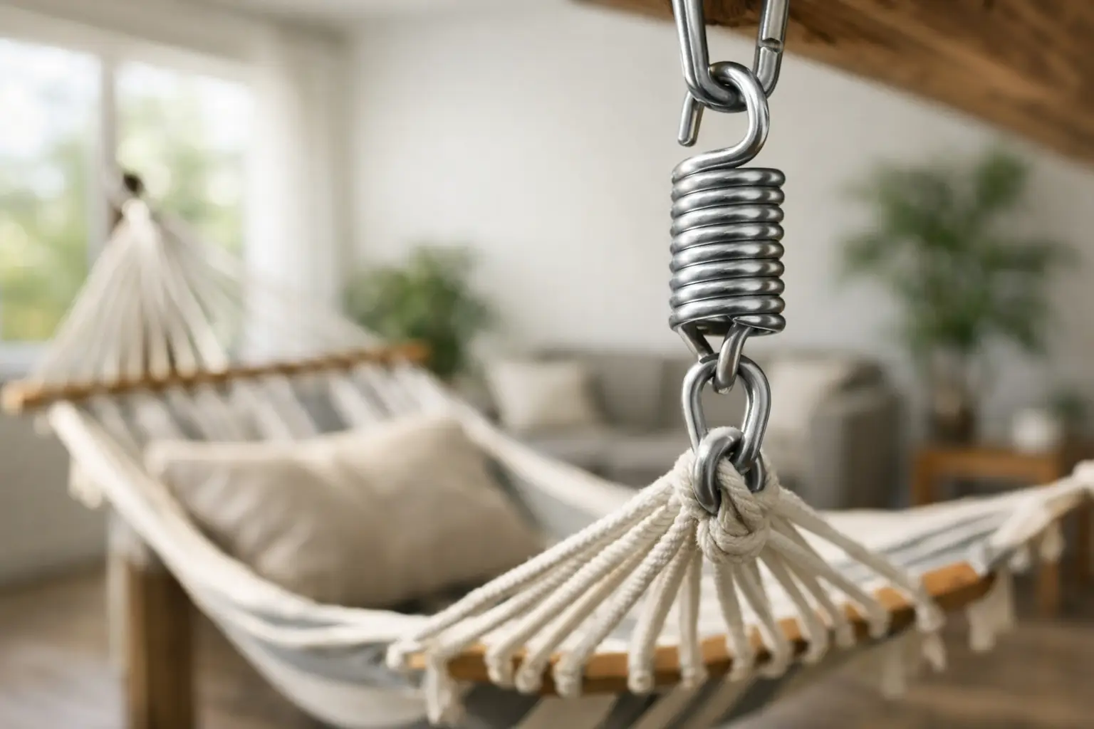 ¿Sirven los resortes para hamacas en casa?